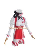 Identity V  KFC Crossover Perfumer Lady K Uniform Cosplay Costume
